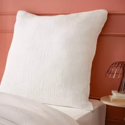 Best Federa quadrupla garza di cotone (80 x 80 cm) Victoria x Gaia Chantilly Federe Cuscino Letto
