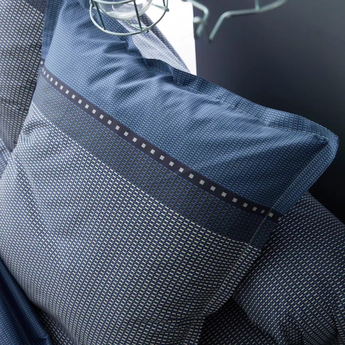New Federa rettagolare raso di cotone Enzo Federe Cuscino Letto