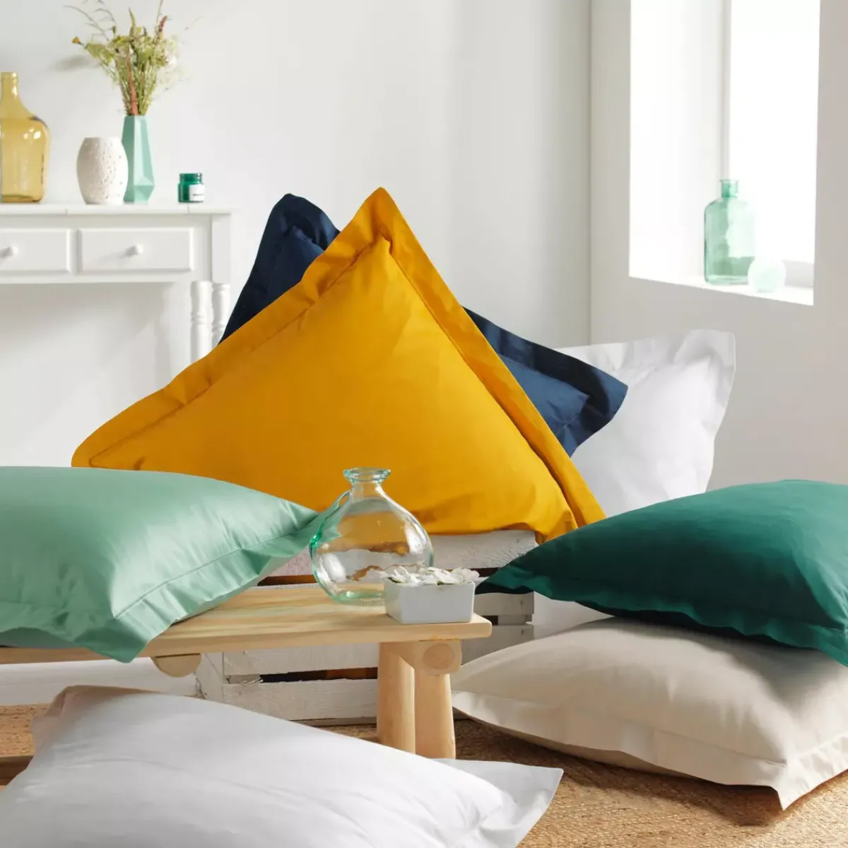 Discount Federa rettangolare cotone bio (70 cm) Biolina Federe Cuscino Letto