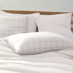 Federa rettangolare garza di cotone (70 cm) Gaïa Match chantilly Federe Cuscino Letto