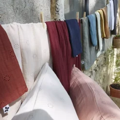 Outlet Federa rettangolare garza di cotone (50 x 70 cm) Gaïa Boho Federe Cuscino Letto
