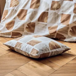 Outlet Federa rettangolare in cotone (50 x 70 cm) Arty seppia Federe Cuscino Letto