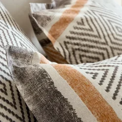 Federa rettangolare in cotone lavato (50 x 70 cm) Atelier caffè Federe Cuscino Letto