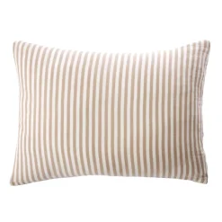 Outlet Federa rettangolare in garza di cotone (50 x 80 cm) Gaïa a righe Corda Federe Cuscino Letto