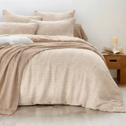Sale Federa rettangolare in garza di cotone (50 x 80 cm) Gaïa Federe Cuscino Letto