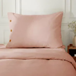 Best Federa rettangolare in percalle di cotone (50 x 70 cm) Diane Rose Blush Federe Cuscino Letto