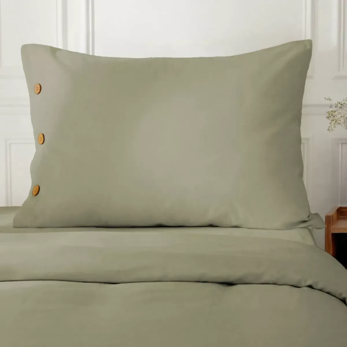 Outlet Federa rettangolare in percalle di cotone (50 x 70 cm) Diane Federe Cuscino Letto