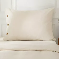 Outlet Federa rettangolare in percalle di cotone (50 x 80 cm) Diane Federe Cuscino Letto