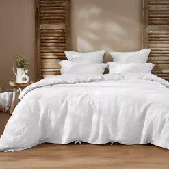 Sale Federa rettangolare lino lavato (80 cm) Louise Federe Cuscino Letto