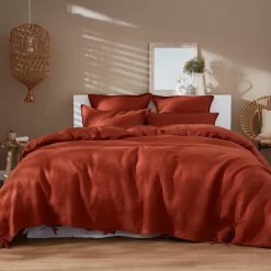 Sale Federa rettangolare lino lavato (80 cm) Louise Federe Cuscino Letto