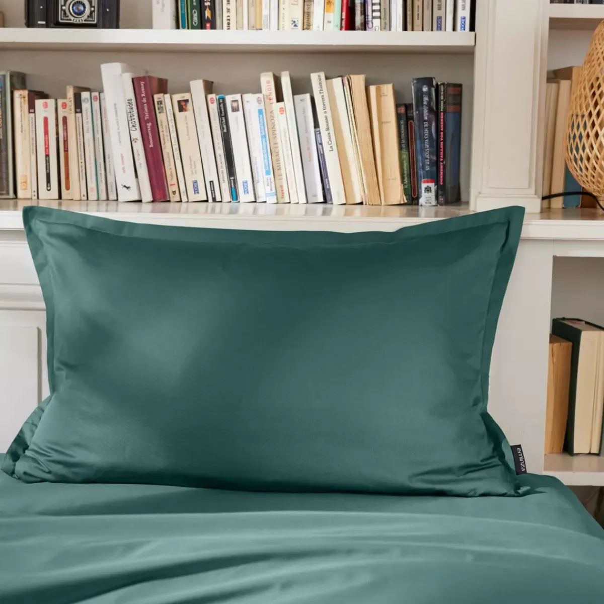 Online Federa rettangolare percalle di cotone (70 cm) Cali Blu anatra Federe Cuscino Letto