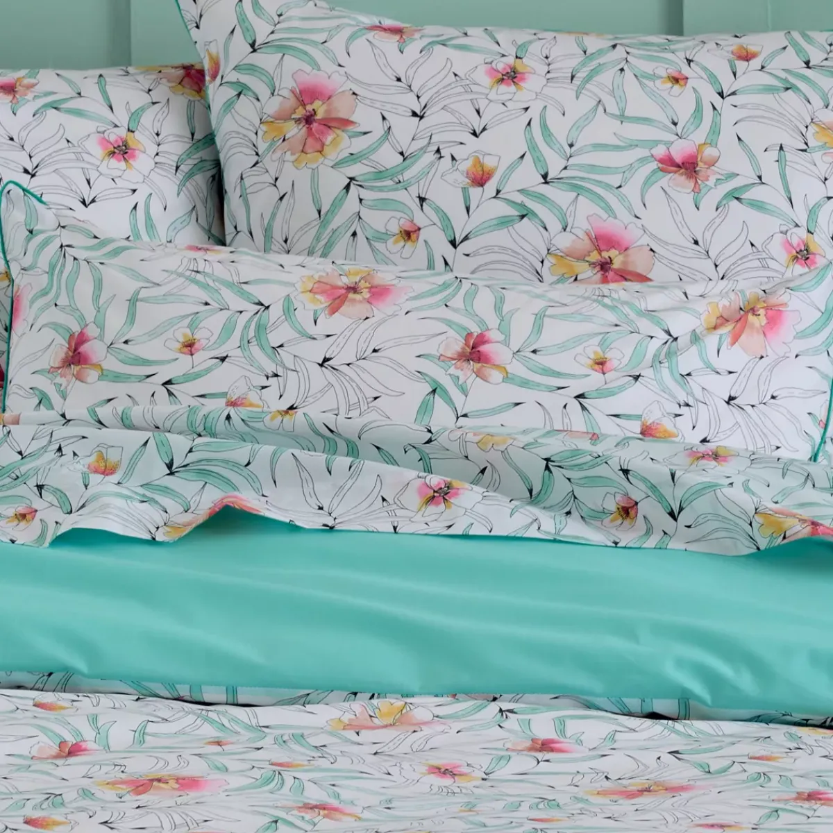 Best Federa rettangolare percalle di cotone (50 x 70 cm) Roxane Federe Cuscino Letto