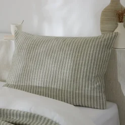 Discount Federa rettangolare reversibile in cotone testurizzato e percalle (50 x 70 cm) Alice Federe Cuscino Letto