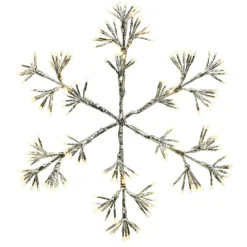 Fiocchi di neve luminosi Flash Bianco caldo 336 LED