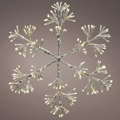 Fiocchi di neve luminosi Flash Bianco caldo 336 LED