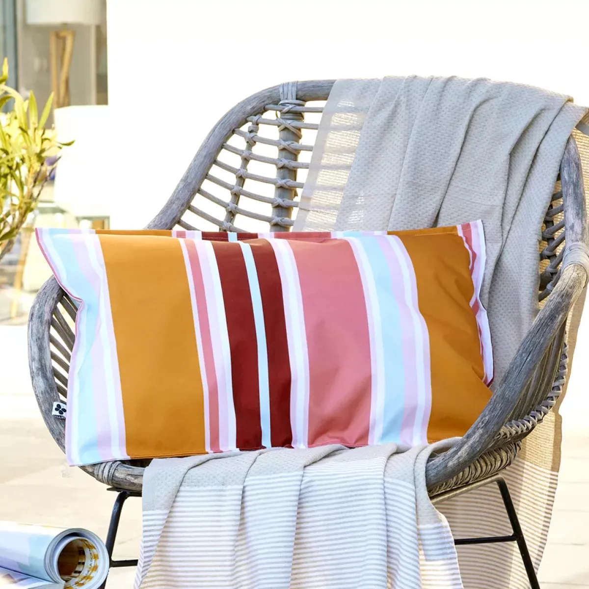 Best Fodera per cuscino da esterno rettangolare Blanca Cuscino Decorativo Per Esterno|Accessori E Cuscini