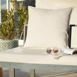 Hot Fodera per cuscino da esterno quadrata Naia Ecrù Cuscino Decorativo Per Esterno|Accessori E Cuscini