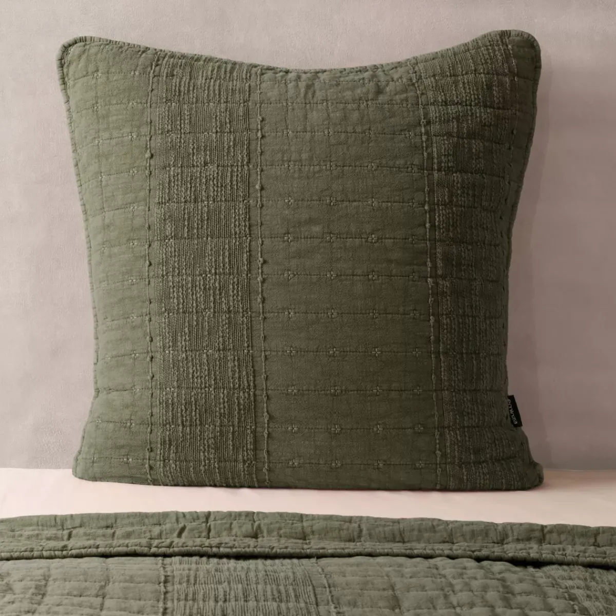 Online Fodera per cuscino quadrata in cotone (60 x 60 cm) Lena Federe Cuscino Letto