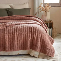 Best Fodera per cuscino quadrata in cotone (60 x 60 cm) Lena Federe Cuscino Letto