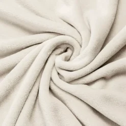 Fodera per cuscino quadrata in flanella (45 x 45 cm) Didou greige Cuscini E Fodere