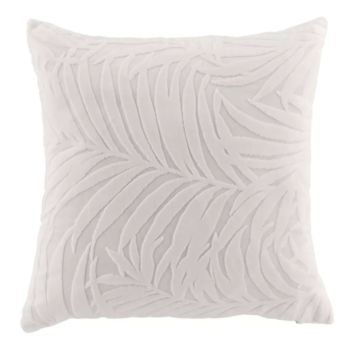 Fodera per cuscino quadrata in velluto (40 x 40 cm) Natureo Ecru