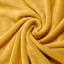 Fodera per cuscino quadrato in flanella (45 x 45 cm) Didou Giallo senape