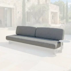 Clearance Fodere per cuscini di ricambio per Divano 3 posti Long Beach Grigio Accessori E Cuscini