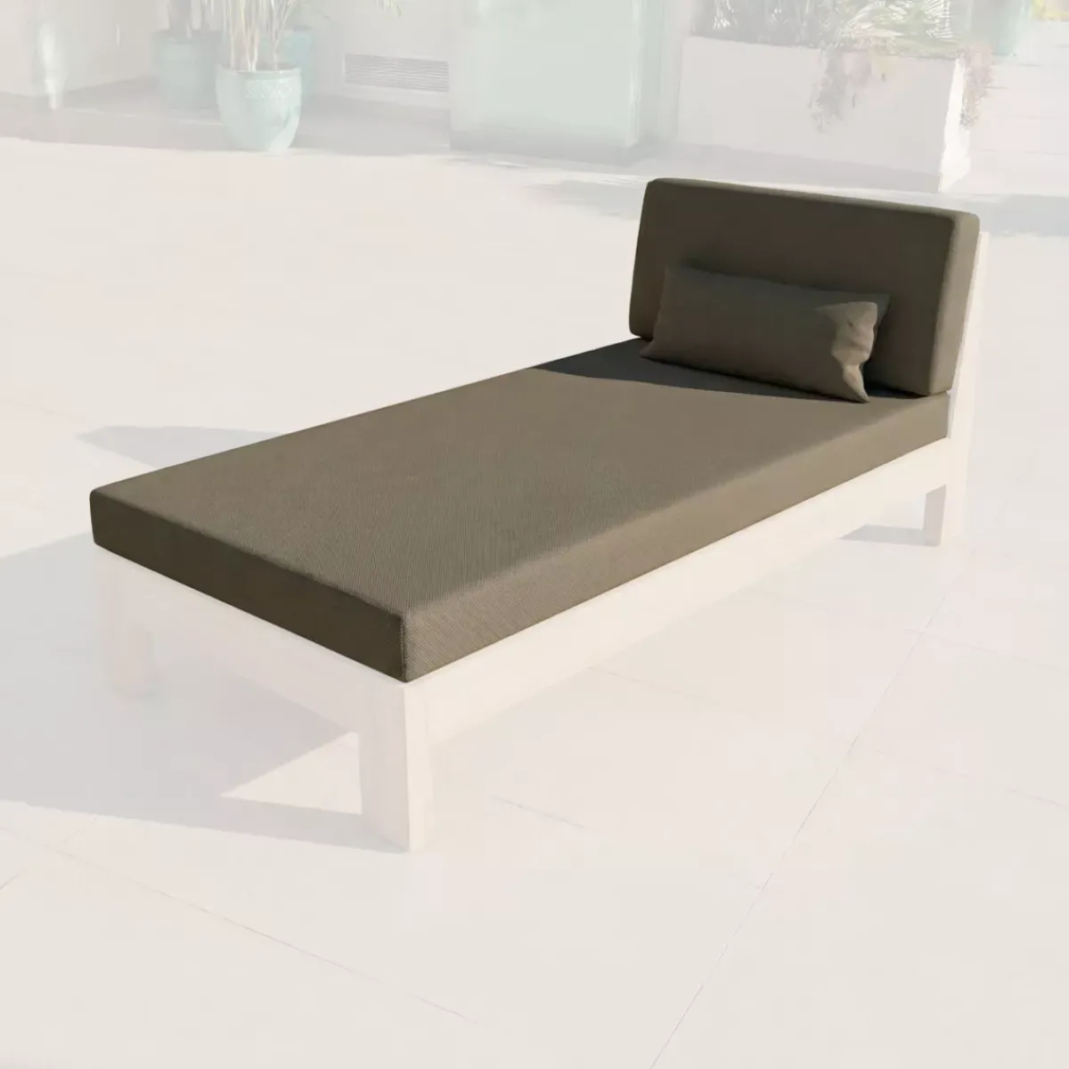 Online Fodere per cuscini di ricambio per Chaise longue Bornéo Marrone sepia Accessori E Cuscini
