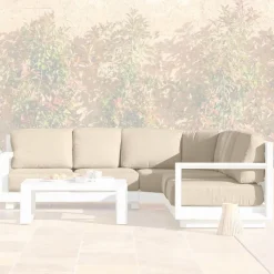 Best Fodere per cuscini di ricambio per divano da giardino angolare Elba Accessori E Cuscini