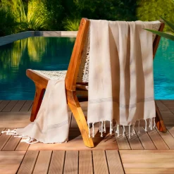 Outlet Fouta cotone riciclato (100 x 200 cm) Beach Biancheria Bagno|Fouta