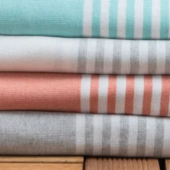 Hot Fouta cotone riciclato (200 x 200 cm) Summer Bianca Biancheria Bagno|Fouta