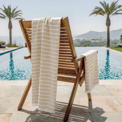 Sale Fouta doppio cotone e spugna (180 x 180 cm) Sabbia Biancheria Bagno|Fouta