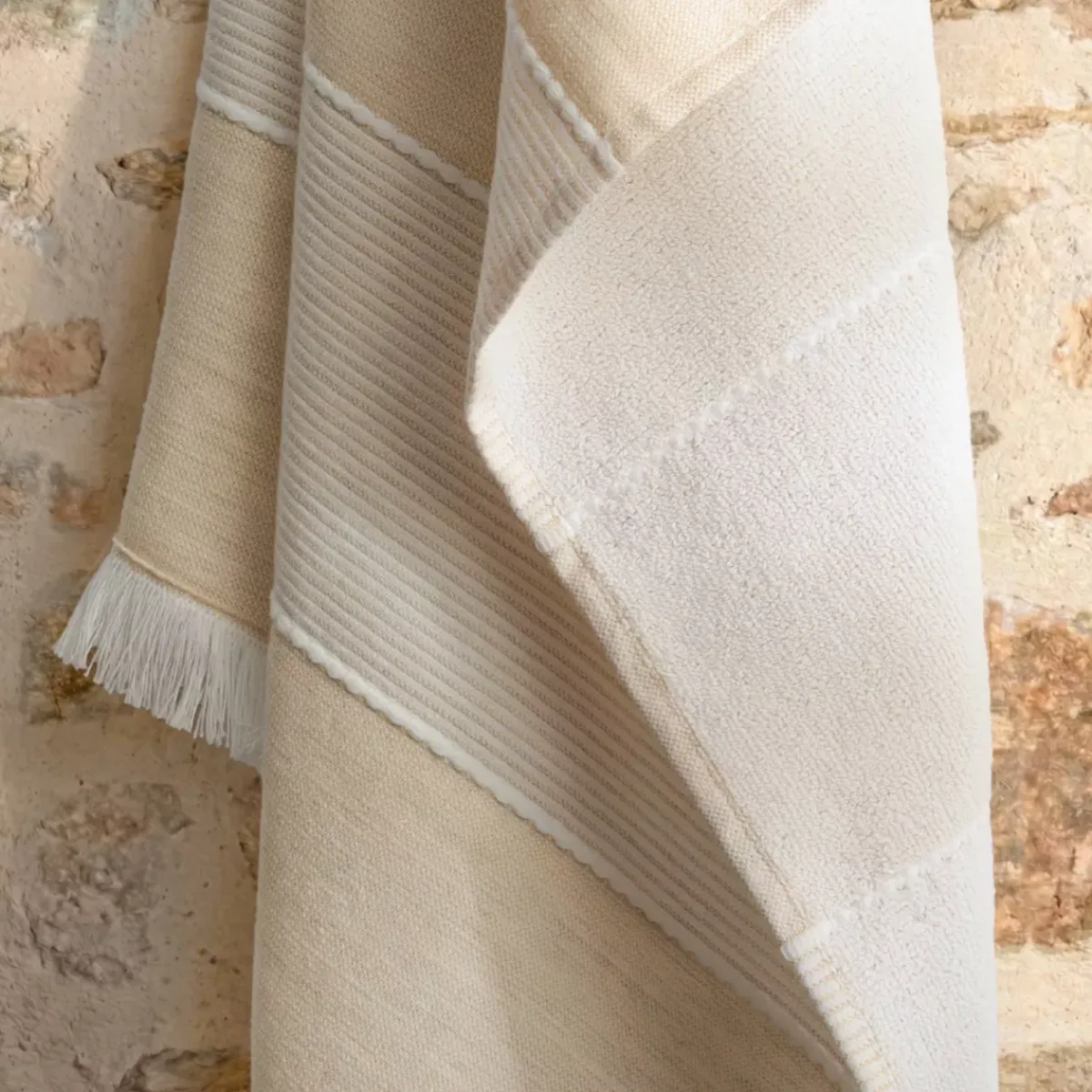Discount Fouta doppio cotone e spugna (180 x 180 cm) Mareva Biancheria Bagno|Fouta