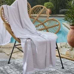 Best Fouta in cotone e spugna (95 x 180 cm) NaÃ«l sabbia Biancheria Bagno|Fouta