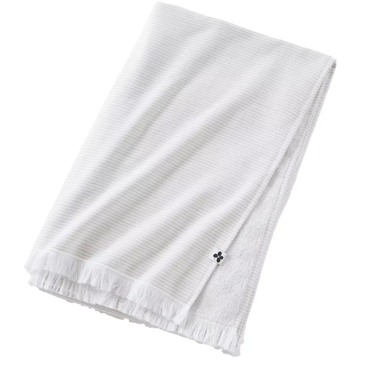 Best Fouta in cotone e spugna (95 x 180 cm) Naël sabbia Biancheria Bagno|Fouta