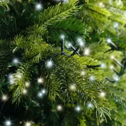 Ghirlanda di luci da 16 m 750 LED con cavo verde NewLuxe Bicolore Bianco caldo/freddo