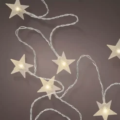 Ghirlanda di luci 24 LED (4,6 m) Stelle cadenti Bianco caldo