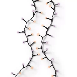 Ghirlanda di luci 16 m 750 LED cavo nero NewLuxe Bicolore Arancio/viola