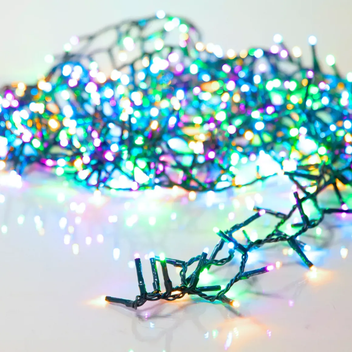 Ghirlanda di luci 22,5 m 1000 LED cavo verde NewLuxe Multicolore pastello