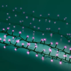 Ghirlanda di luci 22,5 m 1000 LED cavo verde NewLuxe Rosa