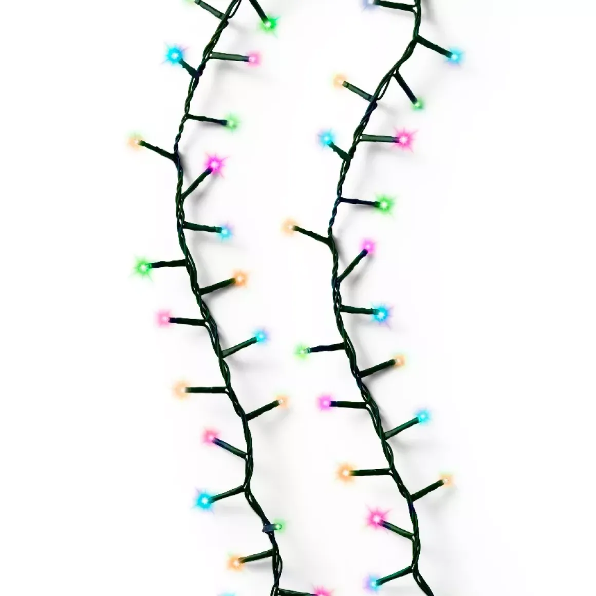 Ghirlanda di luci 34 m 1500 LED cavo verde NewLuxe Multicolore pastello
