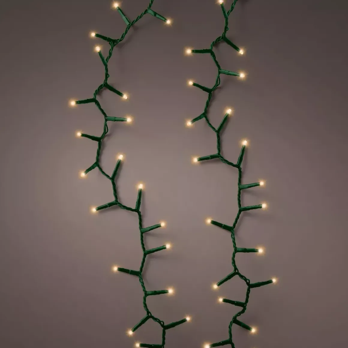 Ghirlanda di luci 45 m 2000 LED cavo verde NewLuxe Bianco caldo dorato