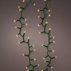Ghirlanda di luci 60 m 3000 LED cavo verde NewLuxe Bianco caldo dorato