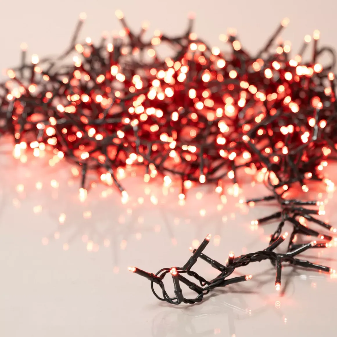 Ghirlanda di luci 16 m 750 LED cavo verde NewLuxe Rosso