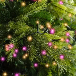 Ghirlanda di luci 22,5 m 1000 LED cavo verde NewLuxe Bicolore Rosa/bianco