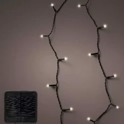 Ghirlanda di luci Solare ricaricabile 9 m Bianco freddo 120 LED