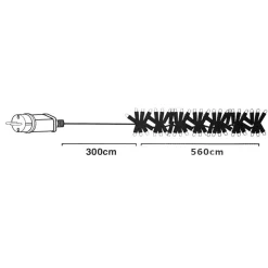 Ghirlanda luminosa Boa 5,60 m Bianco freddo 768 LED CN