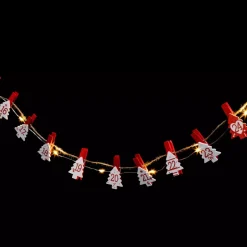 Ghirlanda luminosa Calendario dell'avvento Bianco caldo 24 LED
