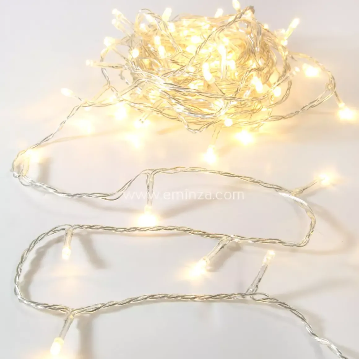 Ghirlanda luminosa CT Bianco caldo 100 LED