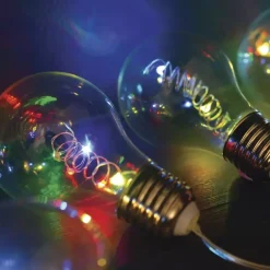 Ghirlanda luminosa Lampadina 2,70 m Guinguette 10 LED - Multicolore